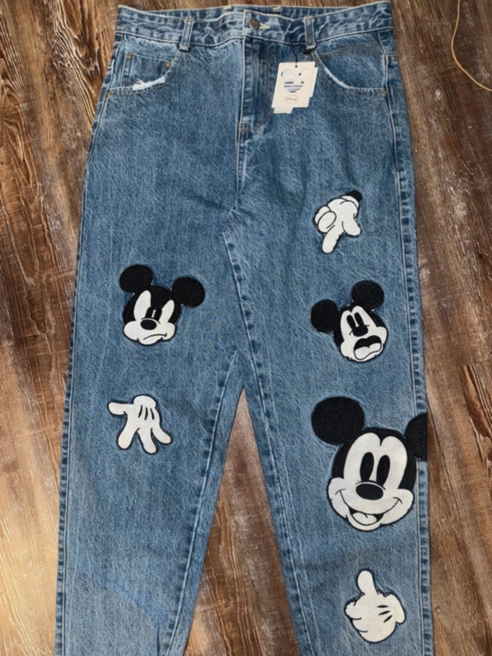 Zara Mickey Jeans